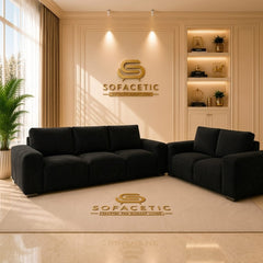 Salon Naples Fabric Sofa