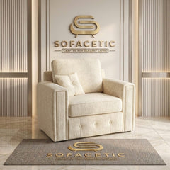 Ruby Alaska Chenile Sofa Set