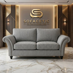 Juxen Jumbo Cord Designer Sofa Set