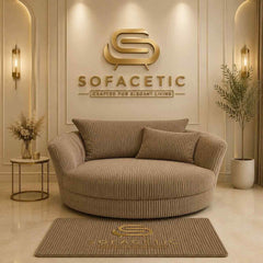 Rivo Jumbo Cord Fabric Sofa Set