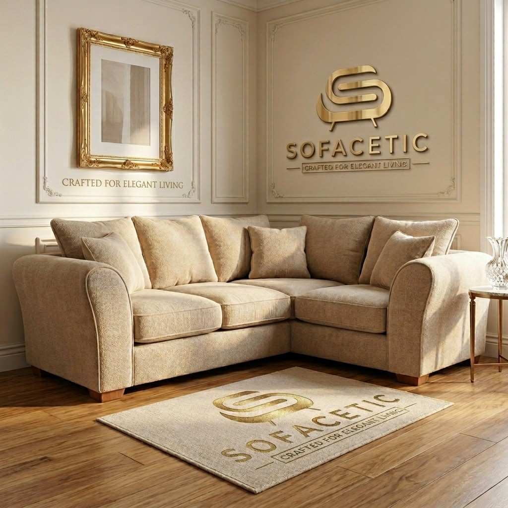 Rivo Chenille Fabric Sofa Set