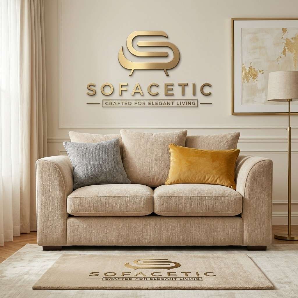Rivo Chenille Fabric Sofa Set