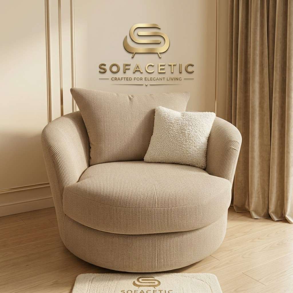 Rivo Chenille Fabric Sofa Set