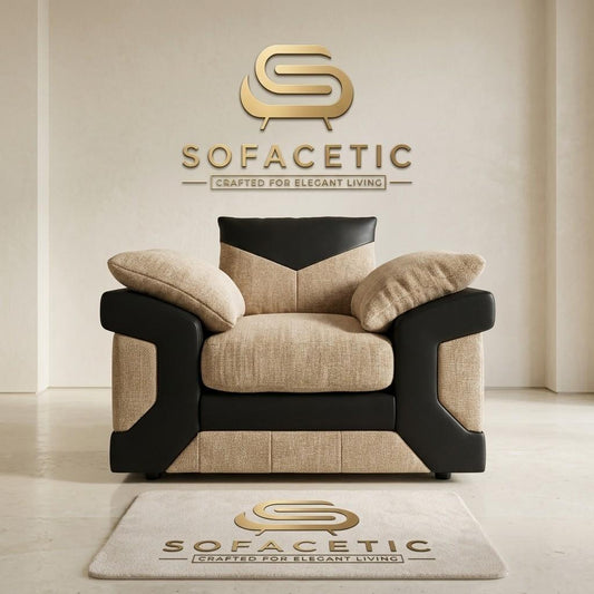 Dino Chenille Modern Sofa Set