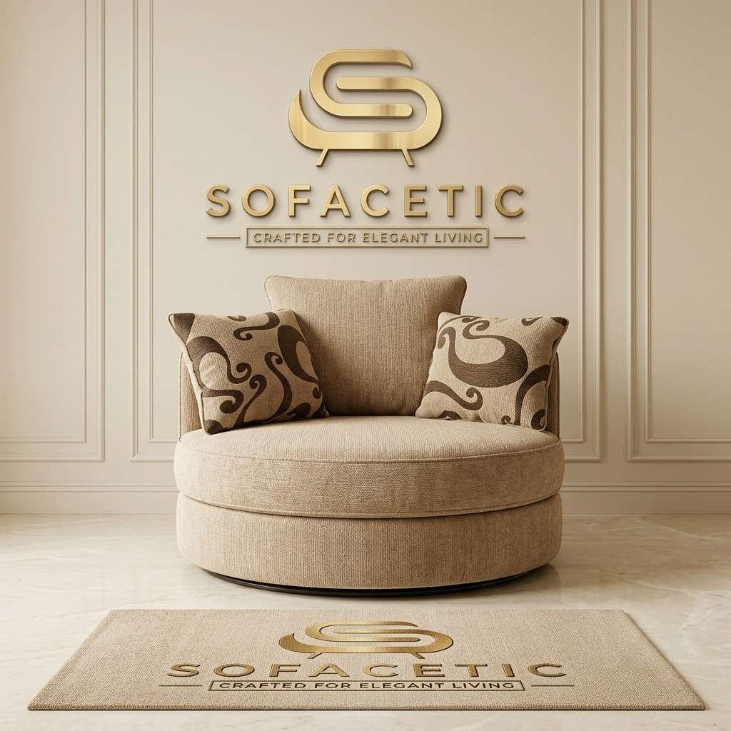 Dino Chenille Modern Sofa Set
