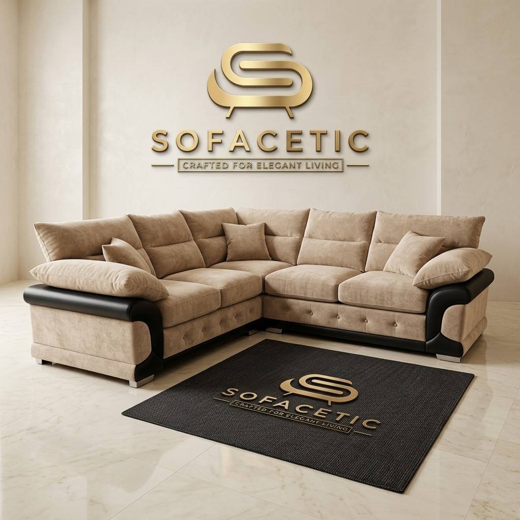 Dino Chenille Modern Sofa Set
