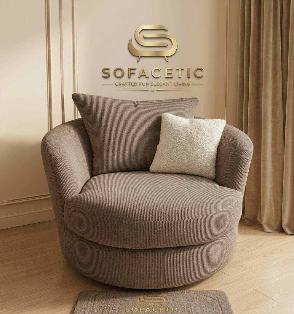Rivo Chenille Fabric Sofa Set