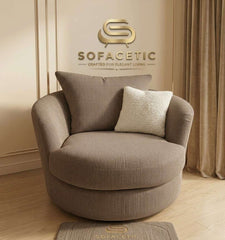 Rivo Chenille Fabric Sofa Set