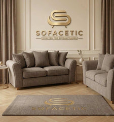 Rivo Chenille Fabric Sofa Set