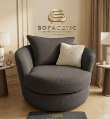 Rivo Chenille Fabric Sofa Set