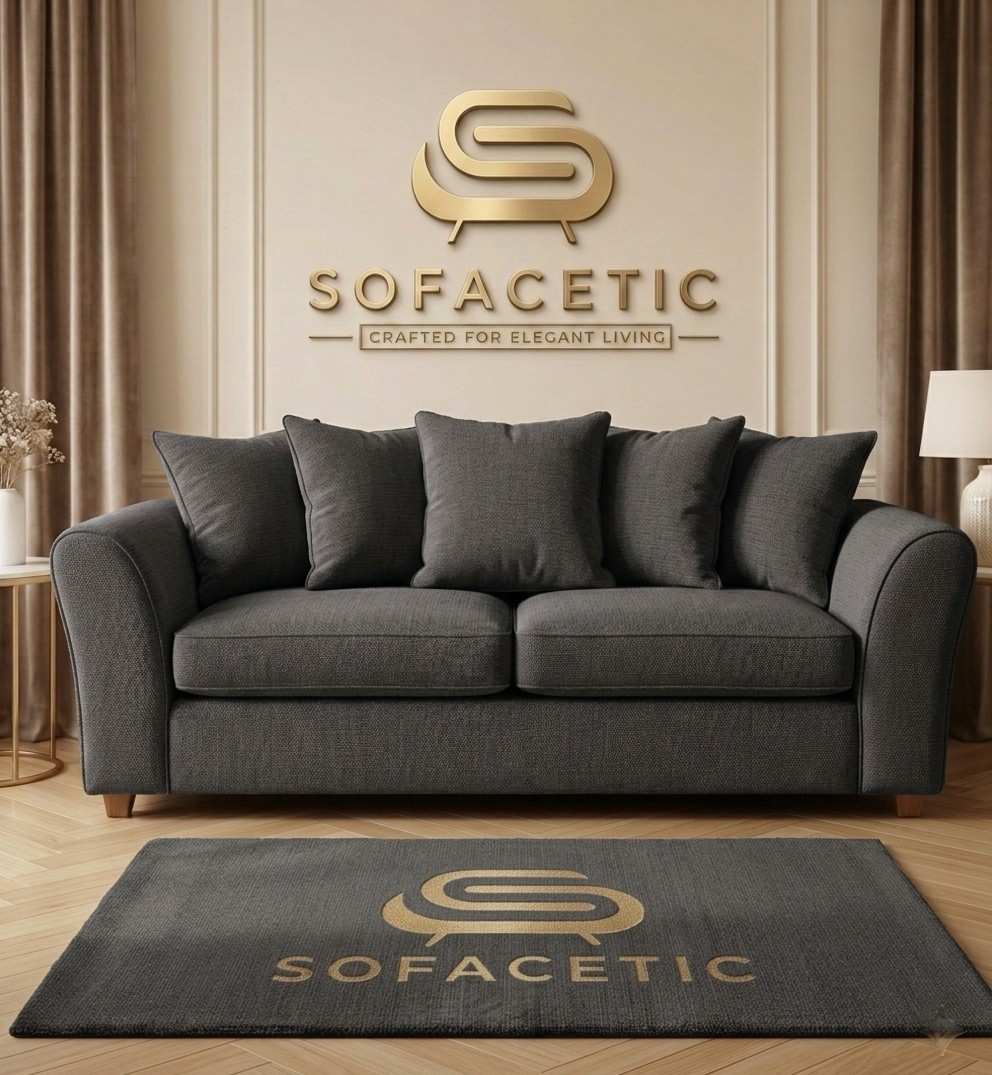 Rivo Chenille Fabric Sofa Set