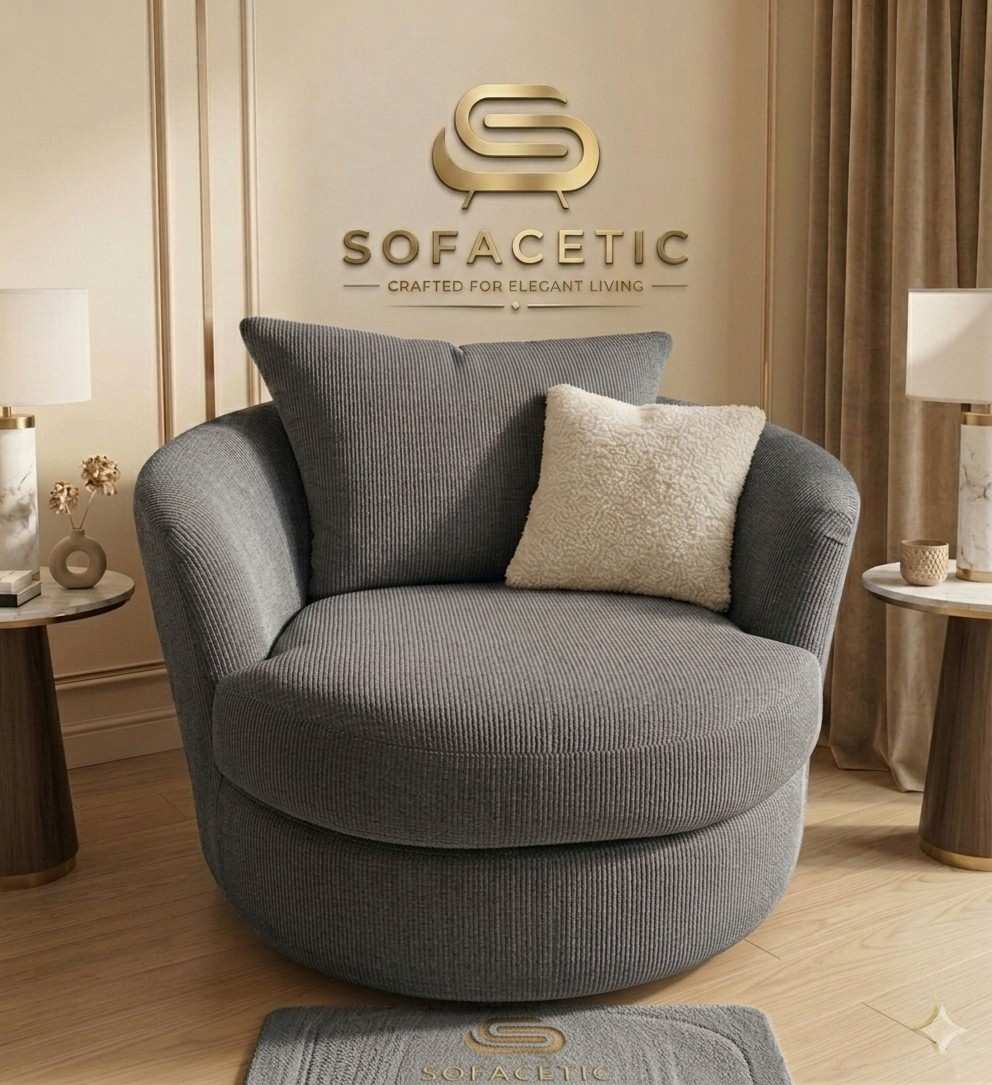 Rivo Chenille Fabric Sofa Set