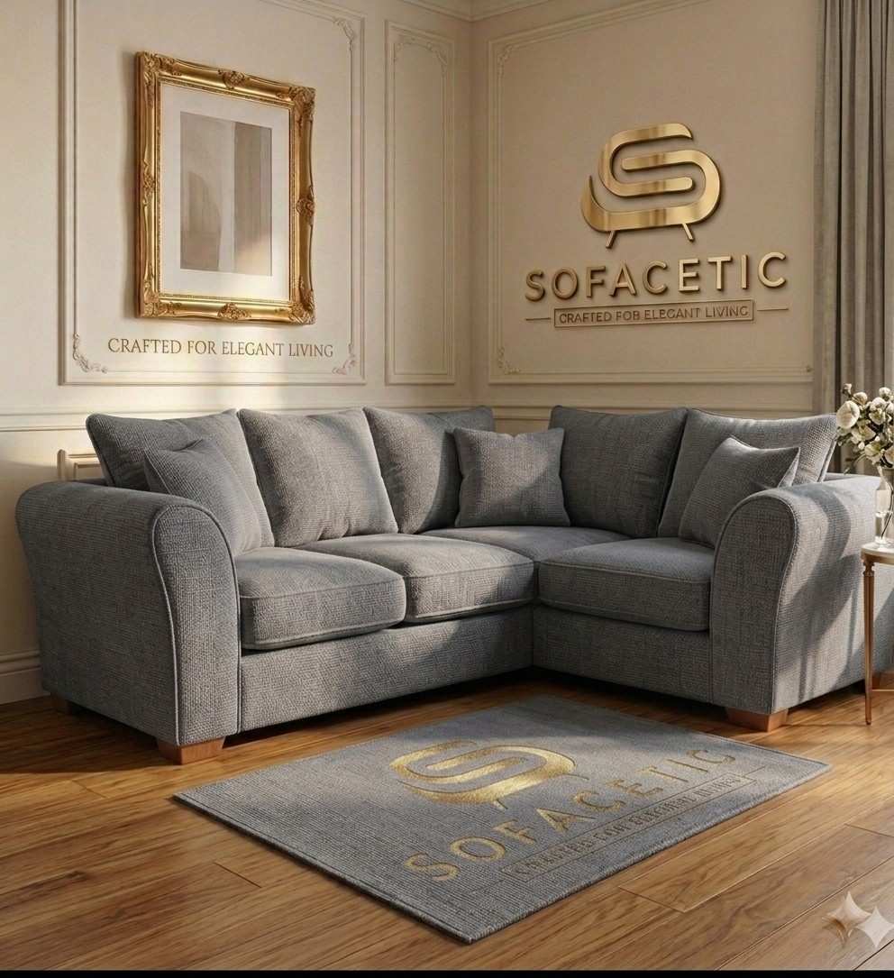 Rivo Chenille Fabric Sofa Set