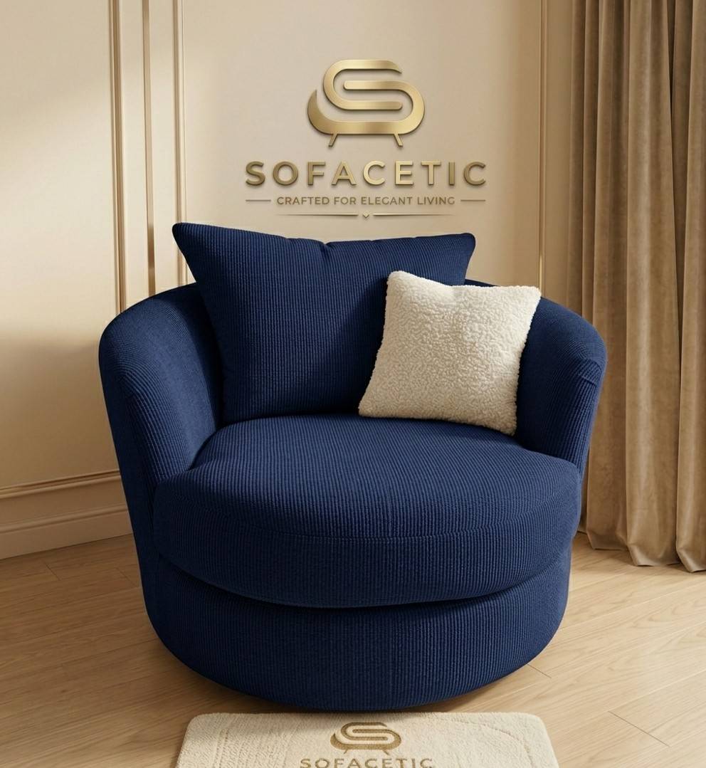 Rivo Chenille Fabric Sofa Set