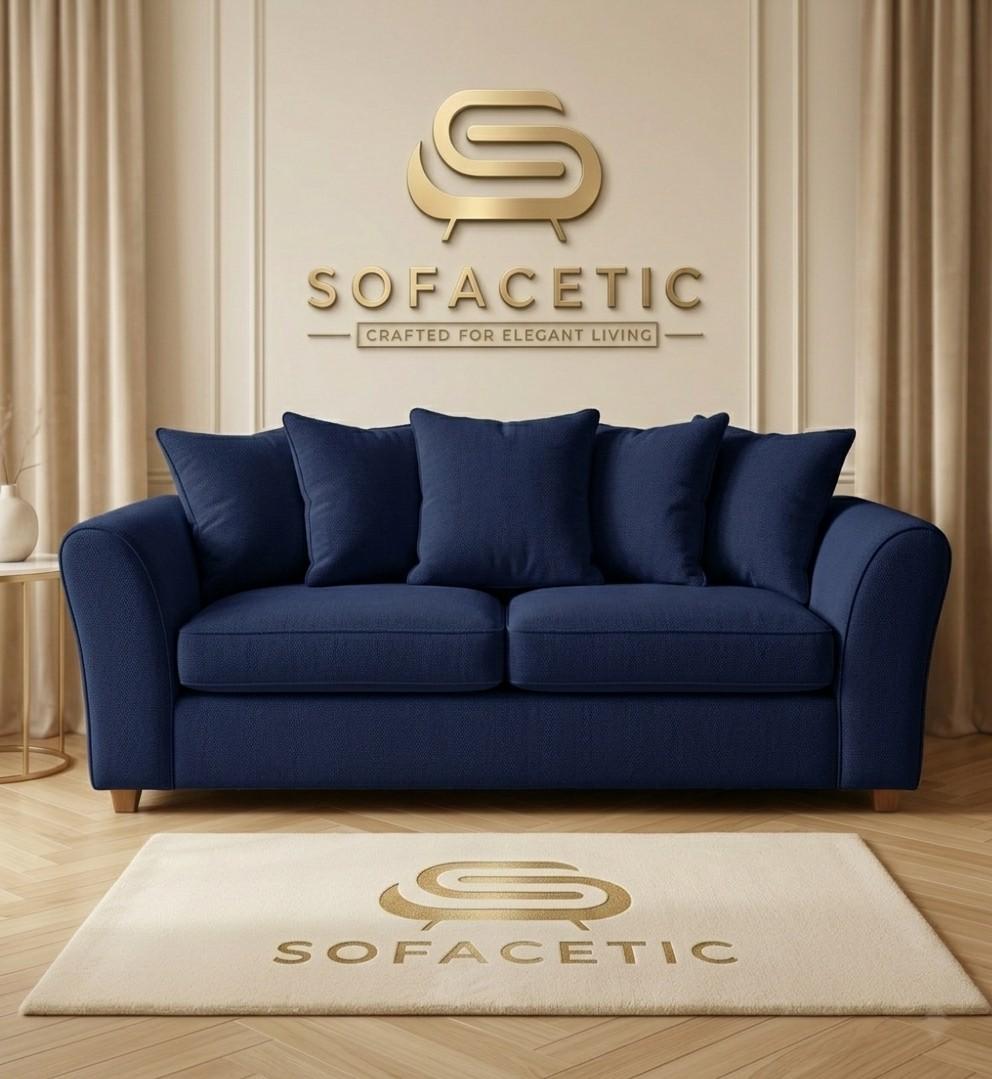Rivo Chenille Fabric Sofa Set