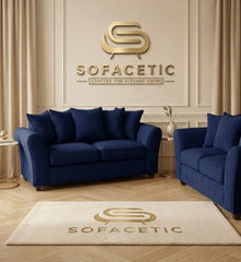 Rivo Chenille Fabric Sofa Set