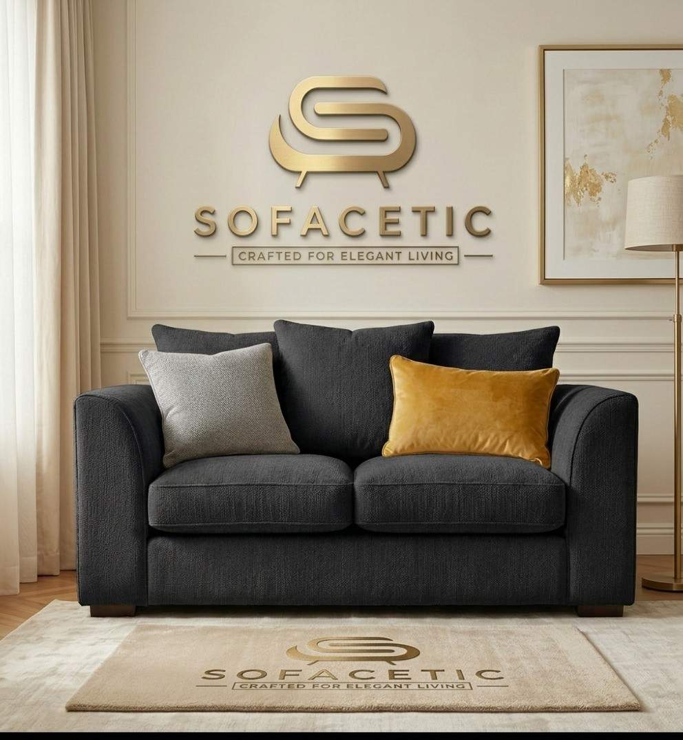 Rivo Chenille Fabric Sofa Set