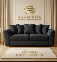 Rivo Chenille Fabric Sofa Set