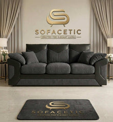 Dino Chenille Modern Sofa Set