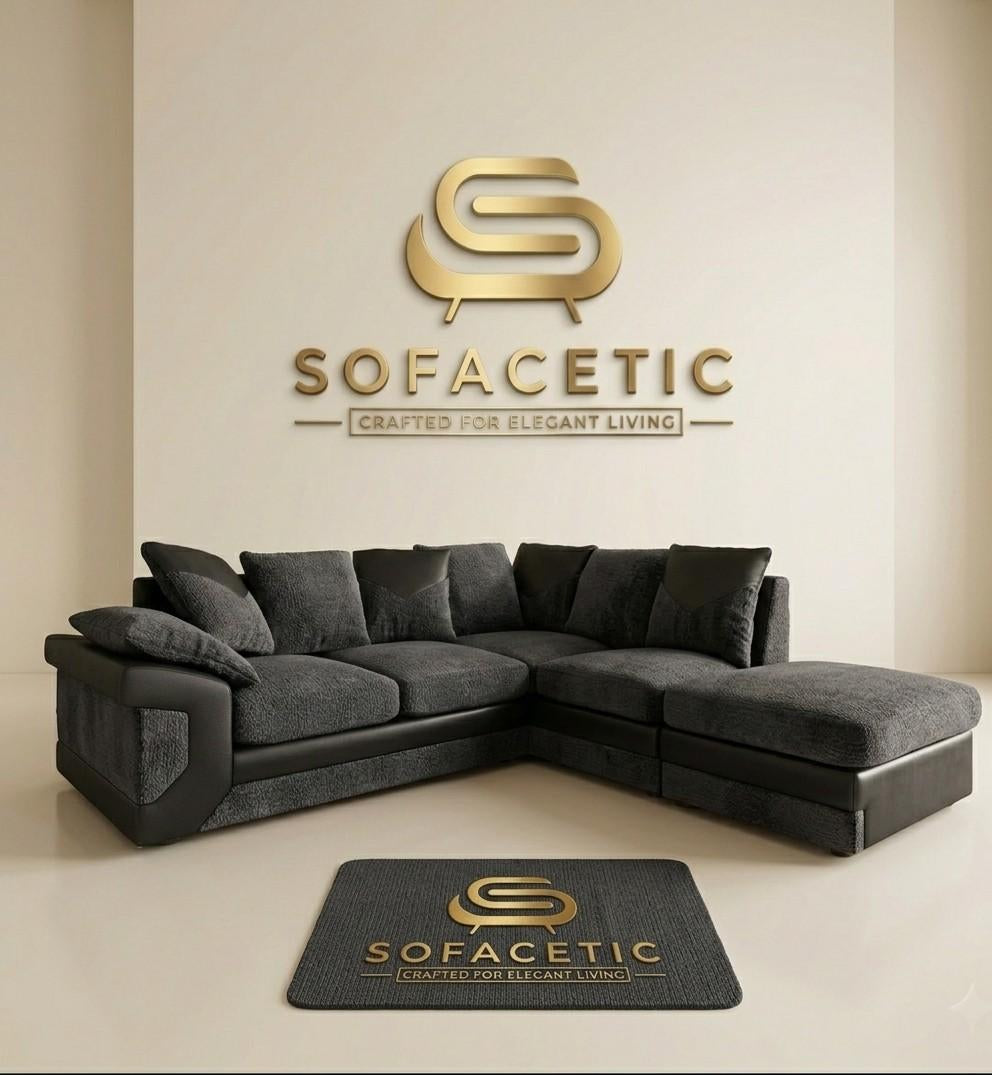 Dino Chenille Modern Sofa Set