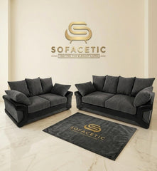 Dino Chenille Modern Sofa Set