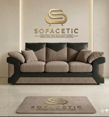 Dino Chenille Modern Sofa Set