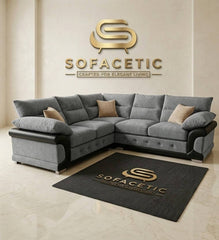 Dino Chenille Modern Sofa Set