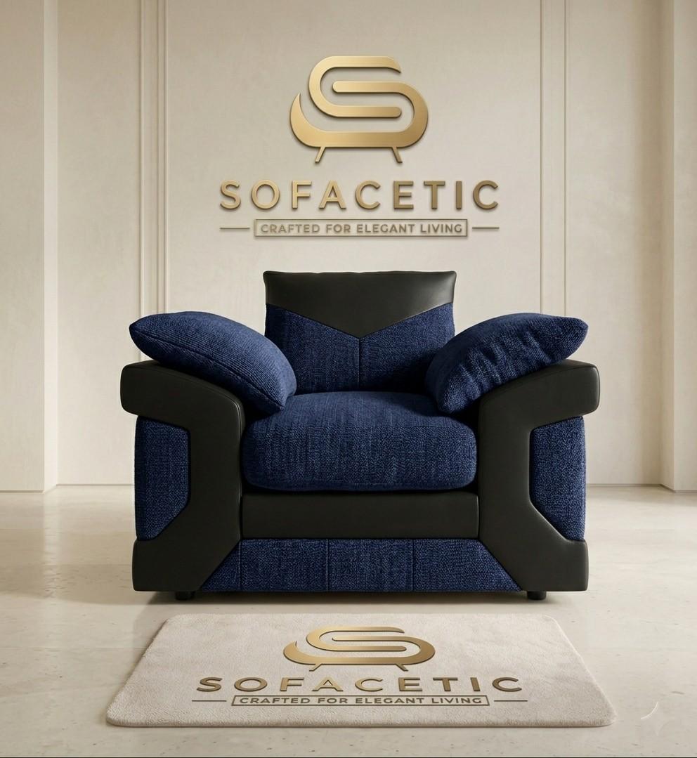 Dino Chenille Modern Sofa Set
