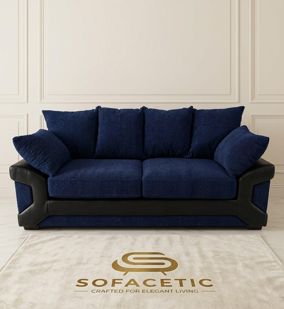 Dino Chenille Modern Sofa Set