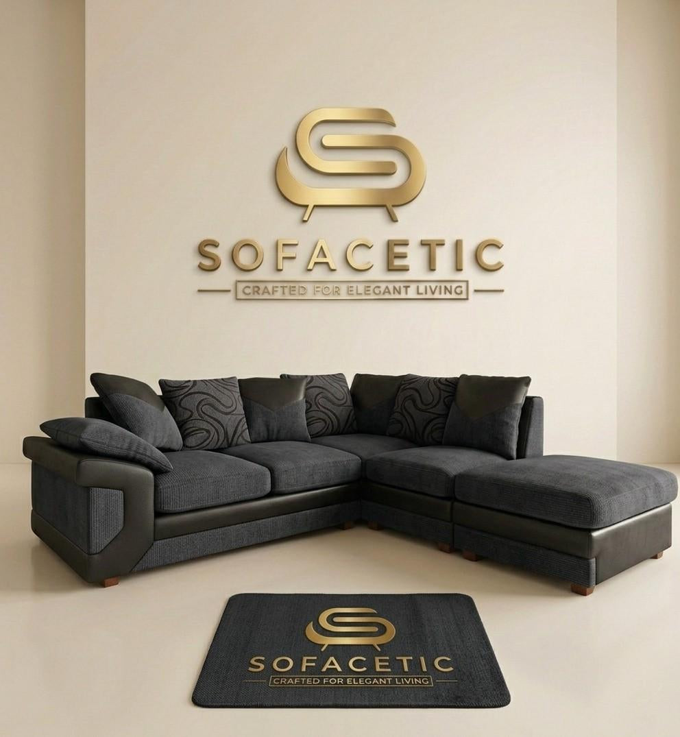 Dino Chenille Modern Sofa Set