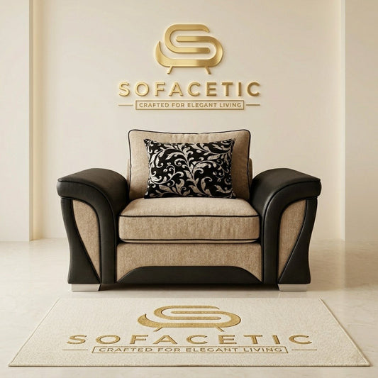 Shanon Chenile Fabric Stylish Sofa Set