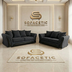 Shanon Chenile Fabric Stylish Sofa Set