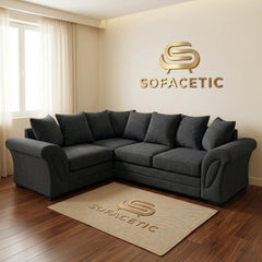 Shanon Chenile Fabric Stylish Sofa Set