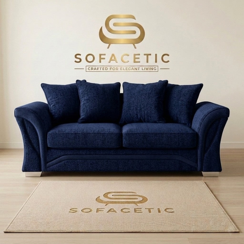 Shanon Chenile Fabric Stylish Sofa Set