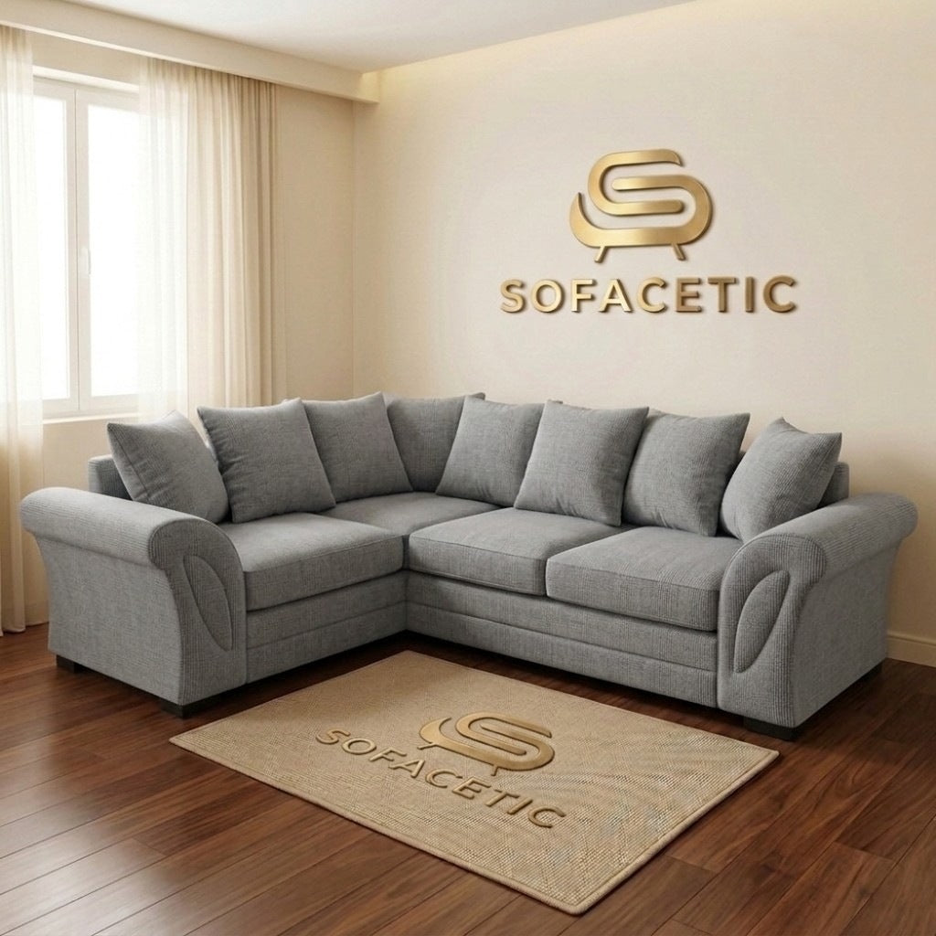 Shanon Chenile Fabric Stylish Sofa Set