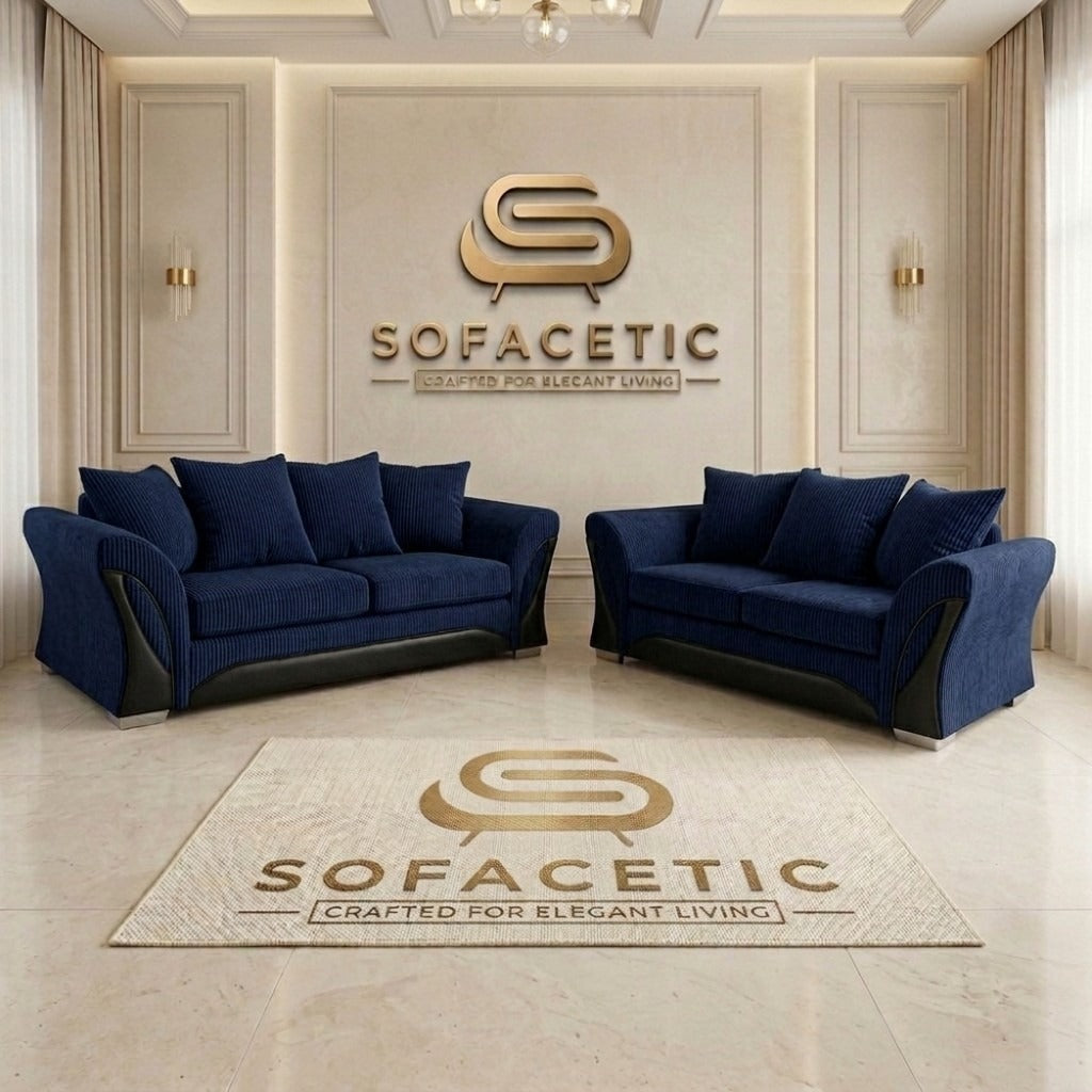Shanon Chenile Fabric Stylish Sofa Set