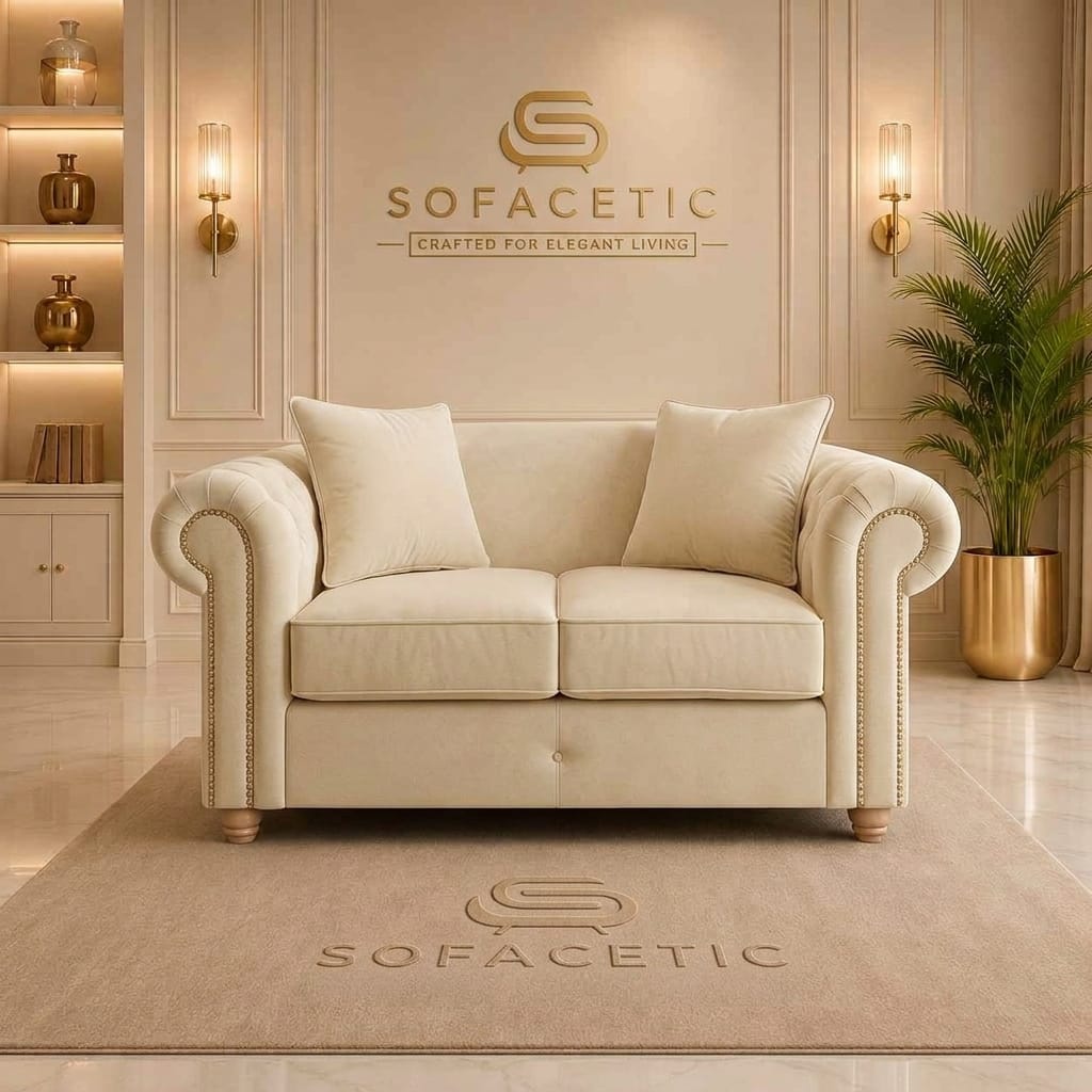 Olympia Ashwin Plush velvet Sofa Set