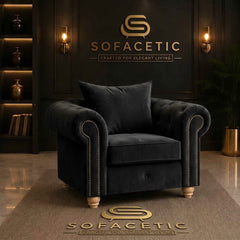 Olympia Ashwin Plush velvet Sofa Set