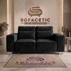 Salon Plush Velvet Sofa