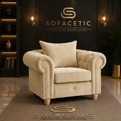 Olympia Ashwin Plush velvet Sofa Set
