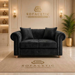 Olympia Ashwin Plush velvet Sofa Set