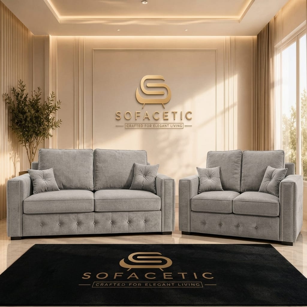 Ruby Alaska Naples Sofa Set