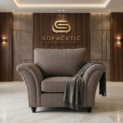 Juxen Jumbo Cord Designer Sofa Set