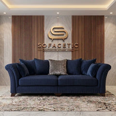 Juxen Jumbo Cord Designer Sofa Set