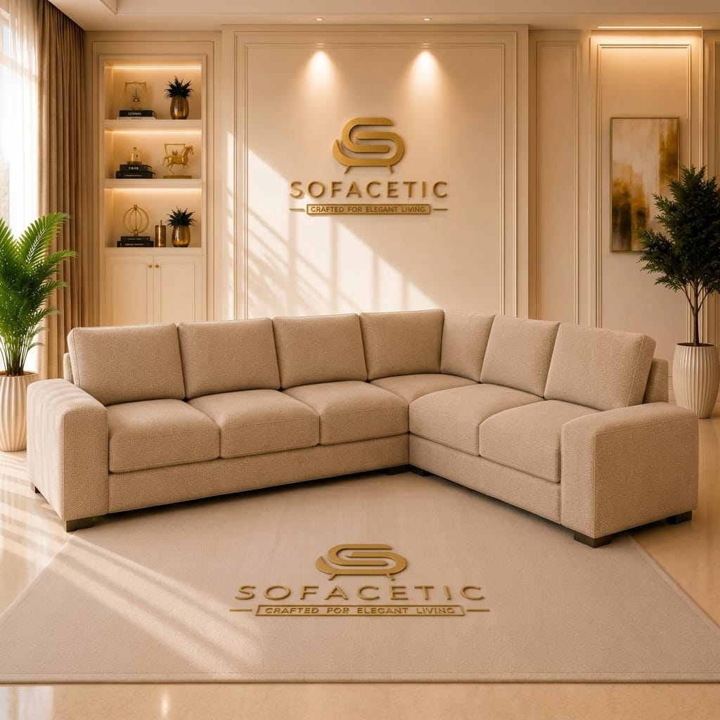 Salon Naples Fabric Sofa