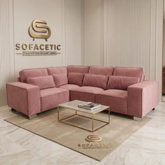 Salon Plush Velvet Sofa