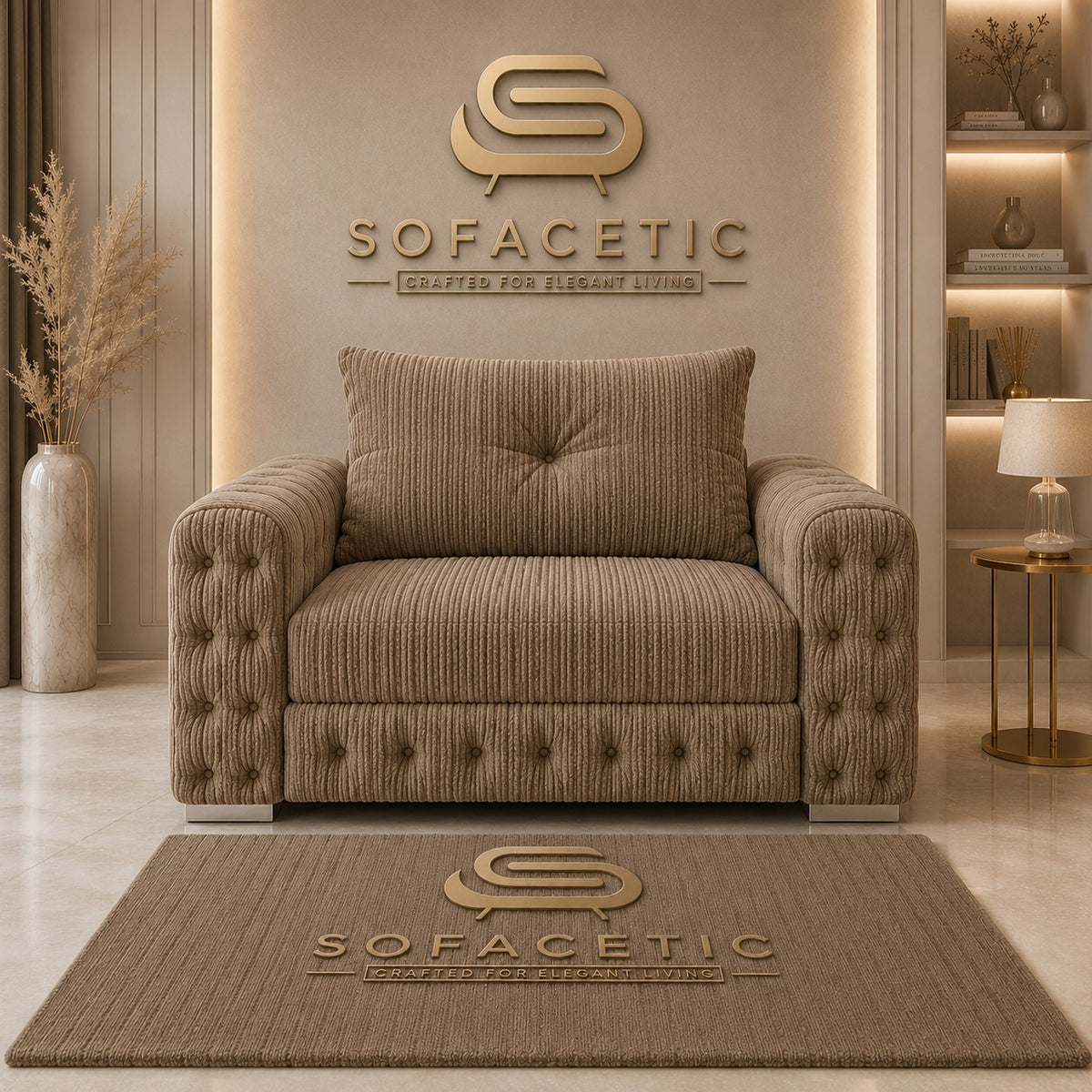 Urban Jumbo Cord Living Sofa Set