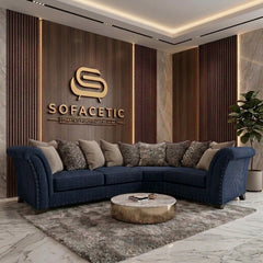 Juxen Jumbo Cord Designer Sofa Set