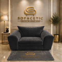Rivo Plush  Velvet Fabric Sofa Set