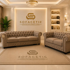 Olympia Chesterfield Naples Sofa Set